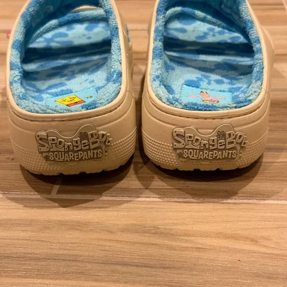 CROCS SpongeBob SquarePants classic cozzzy terry sandals - Goo Lagoon unisex - Picture 7 of 15